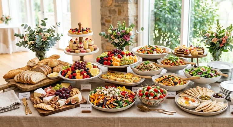 Food spread for a catering company