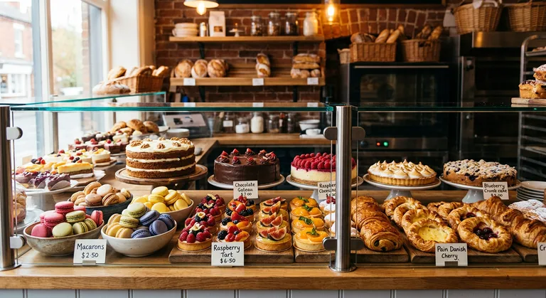 Bakery pastries and desserts