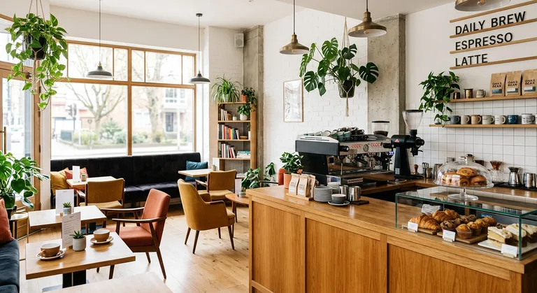 Coffee shop interior